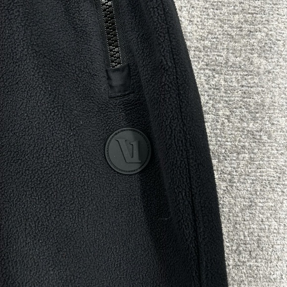 Vuori Fleece Jogger Pants Men Size Small Black Heavyweight Casual Winter - Picture 3 of 9